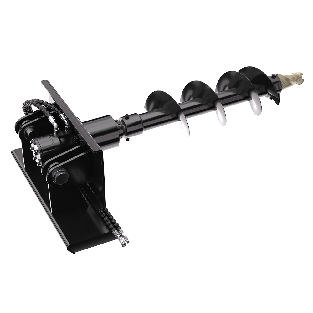 Apexyun auger Drill Bit Auger Drive Skid Steer Attachments Post Hole Digger,  for  Farm Construction, Quick Attach, US Stock My Store