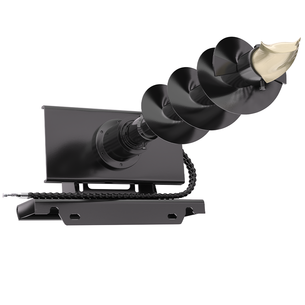 Apexyun auger Drill Bit Auger Drive Skid Steer Attachments Post Hole Digger,  for  Farm Construction, Quick Attach, US Stock My Store