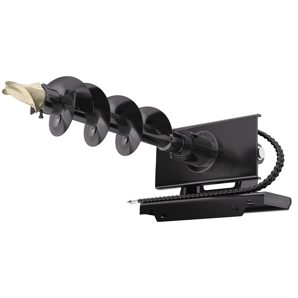 Apexyun auger Drill Bit Auger Drive Skid Steer Attachments Post Hole Digger,  for  Farm Construction, Quick Attach, US Stock My Store