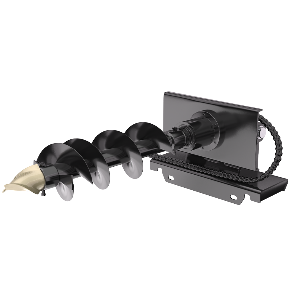 Apexyun auger Drill Bit Auger Drive Skid Steer Attachments Post Hole Digger,  for  Farm Construction, Quick Attach, US Stock My Store