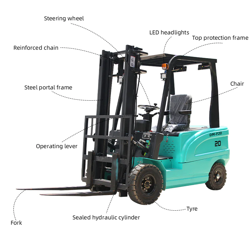 Apexyun Electric Forklift, Rated loạd 2000kg,Warehouse Material Handling Equipment|AY-D20G My Store