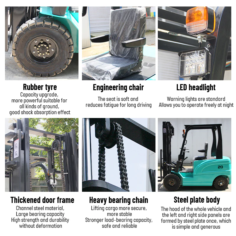 Apexyun Electric Forklift, Rated loạd 2000kg,Warehouse Material Handling Equipment|AY-D20G My Store