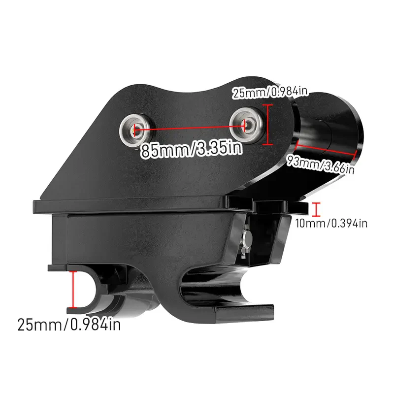 Apexyun Quick Hitch for 1 ton mini excavator-Add-on Deal My Store