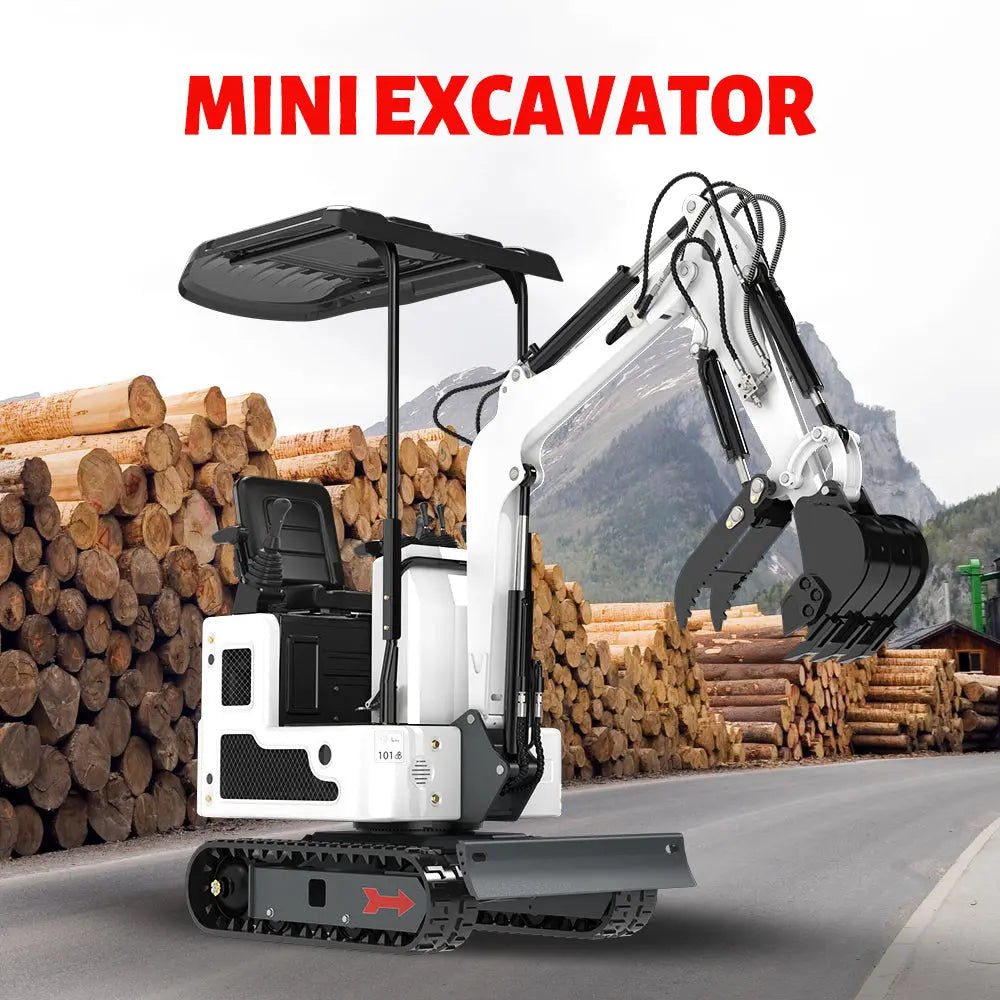 Mini Excavator with 12HP B&S Engine & Hydraulic Thumb With a leader |AY-BLT15W-Pro My Store