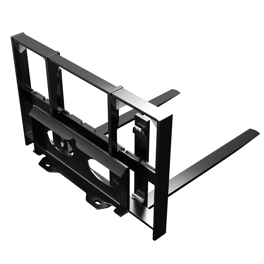 Apexyun Attachments Standard Series Pallet Fork Frame,  Skid Steer Quick Tach Connection My Store