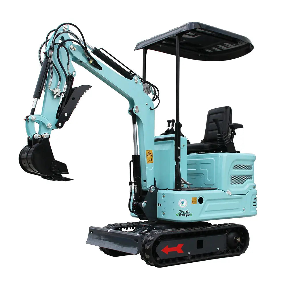 Mini Excavator with 12HP Kubota Engine & Hydraulic Thumb With a leader | AY-JBT16G-Pro My Store