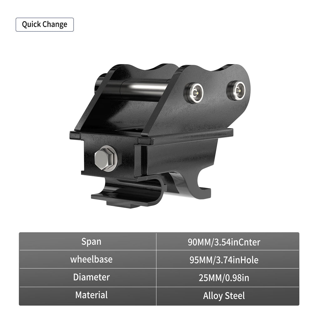 Apexyun Quick Hitch for 1 ton mini excavator-Add-on Deal My Store