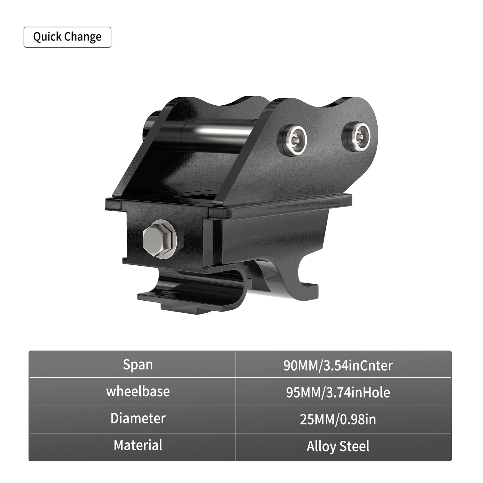 Apexyun Quick Hitch for 1 ton mini excavator-Add-on Deal My Store