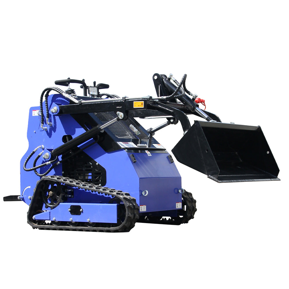 Sale Wheel Stand-On Mini Skid Steer Loader with 22HP Gasoline RATO Engine and Attachments | AY-RT380B My Store