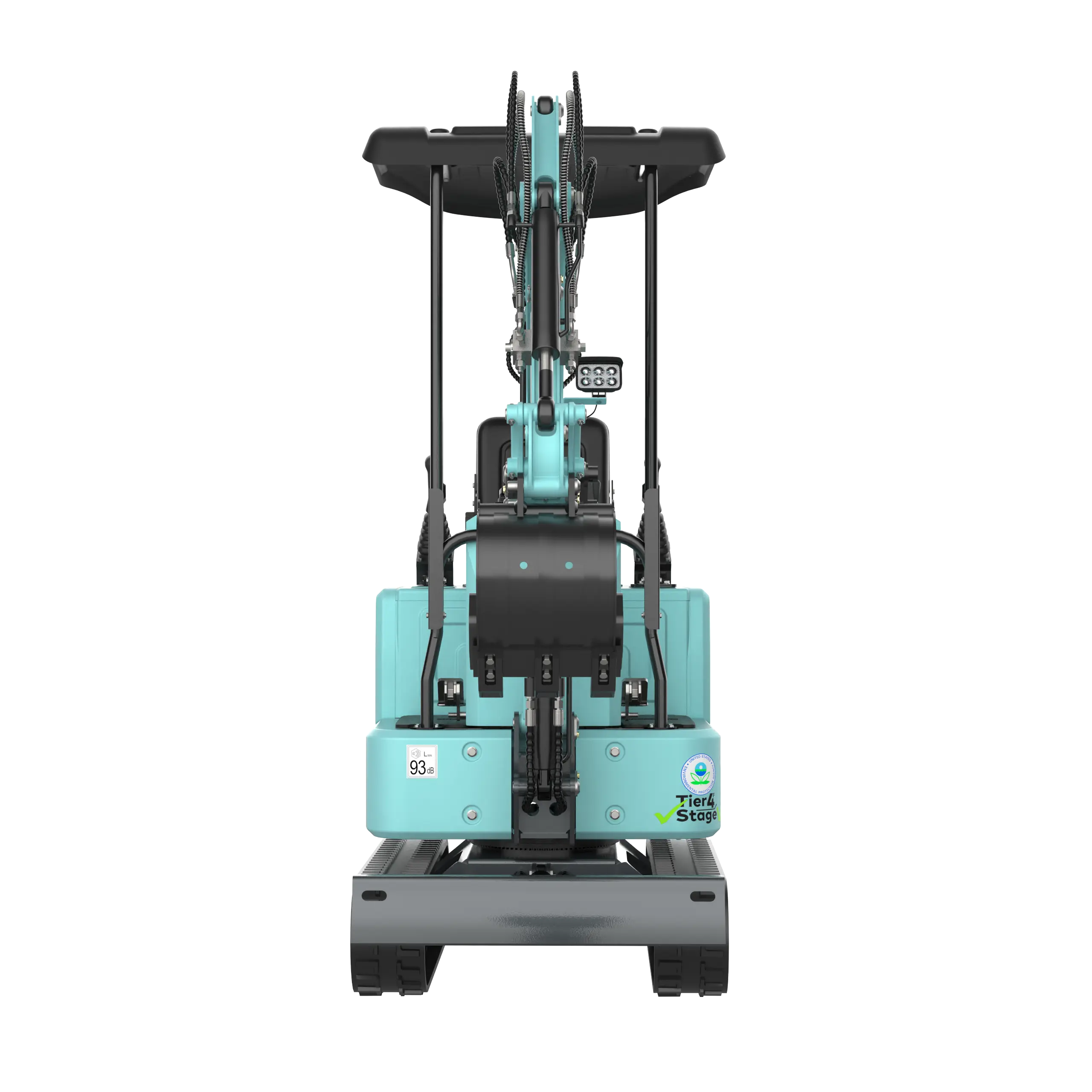 Mini Excavator with 12HP Kubota Engine & Hydraulic Thumb With a leader | AY-JBT16G-Pro My Store