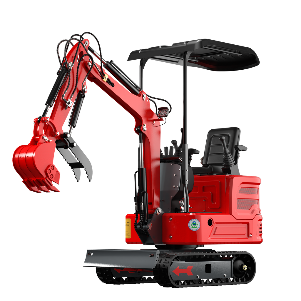 Mini Excavator with 12HP Kubota Engine & Hydraulic Thumb With a leader | AY-JBT160R-Pro My Store