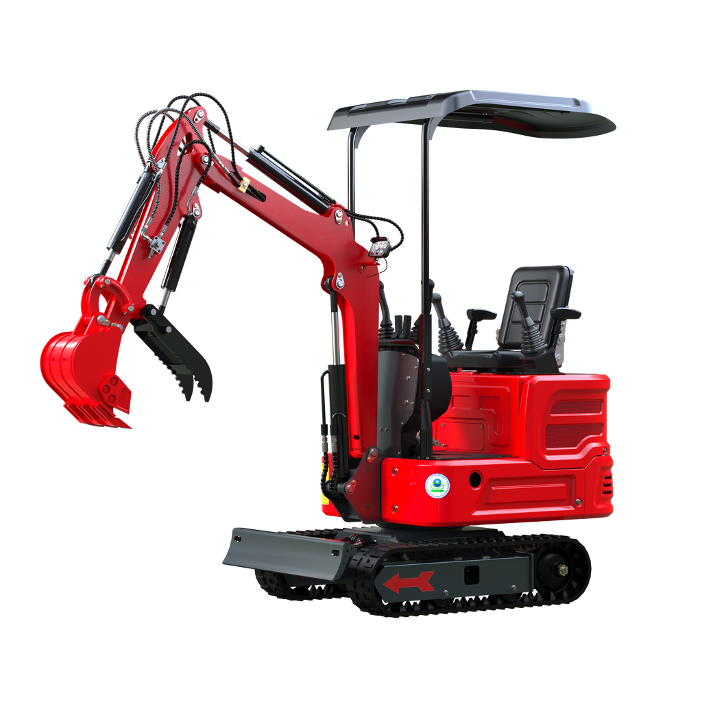 Mini Excavator with 12HP Kubota Engine & Hydraulic Thumb With a leader | AY-JBT160R-Pro My Store