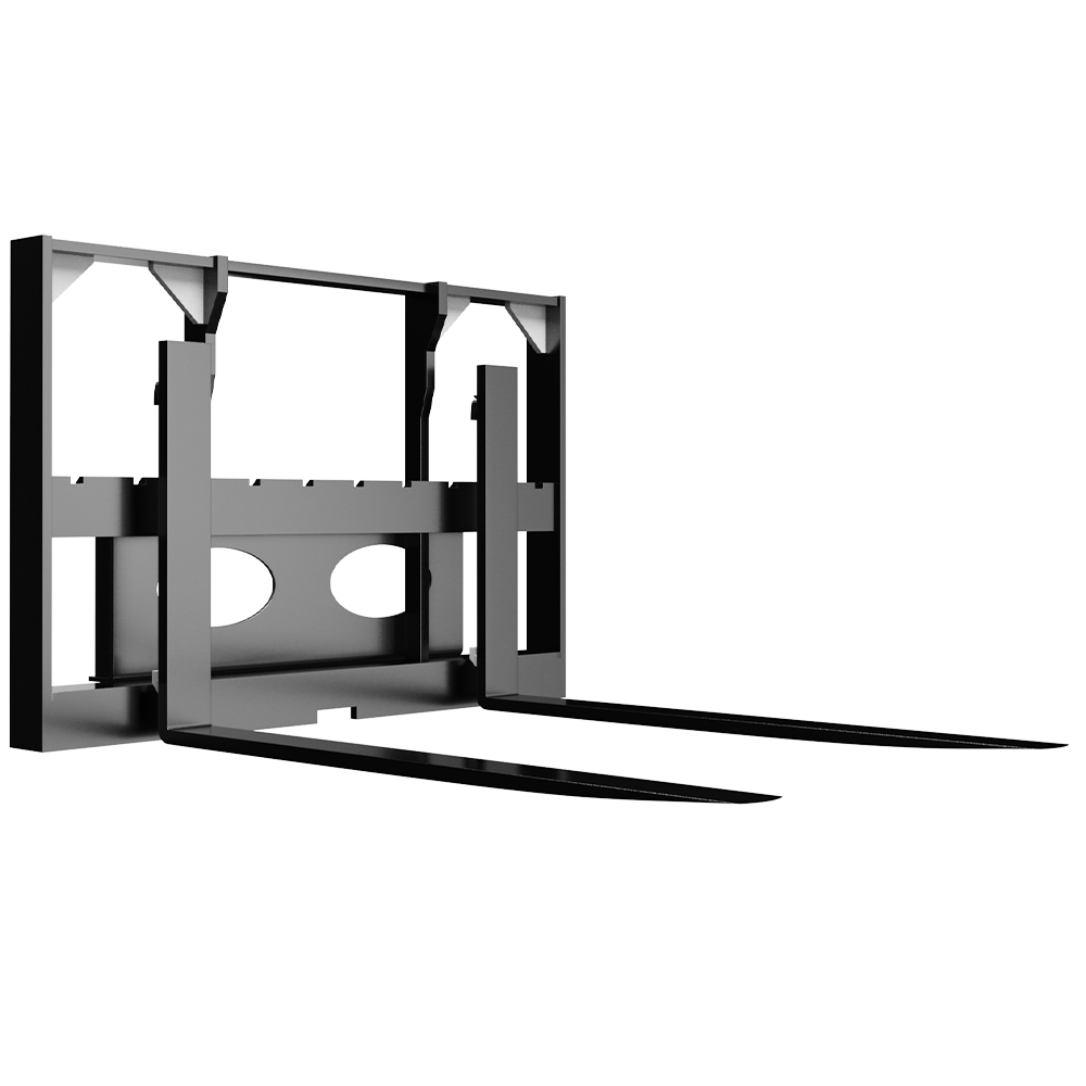 Apexyun Attachments Standard Series Pallet Fork Frame,  Skid Steer Quick Tach Connection My Store
