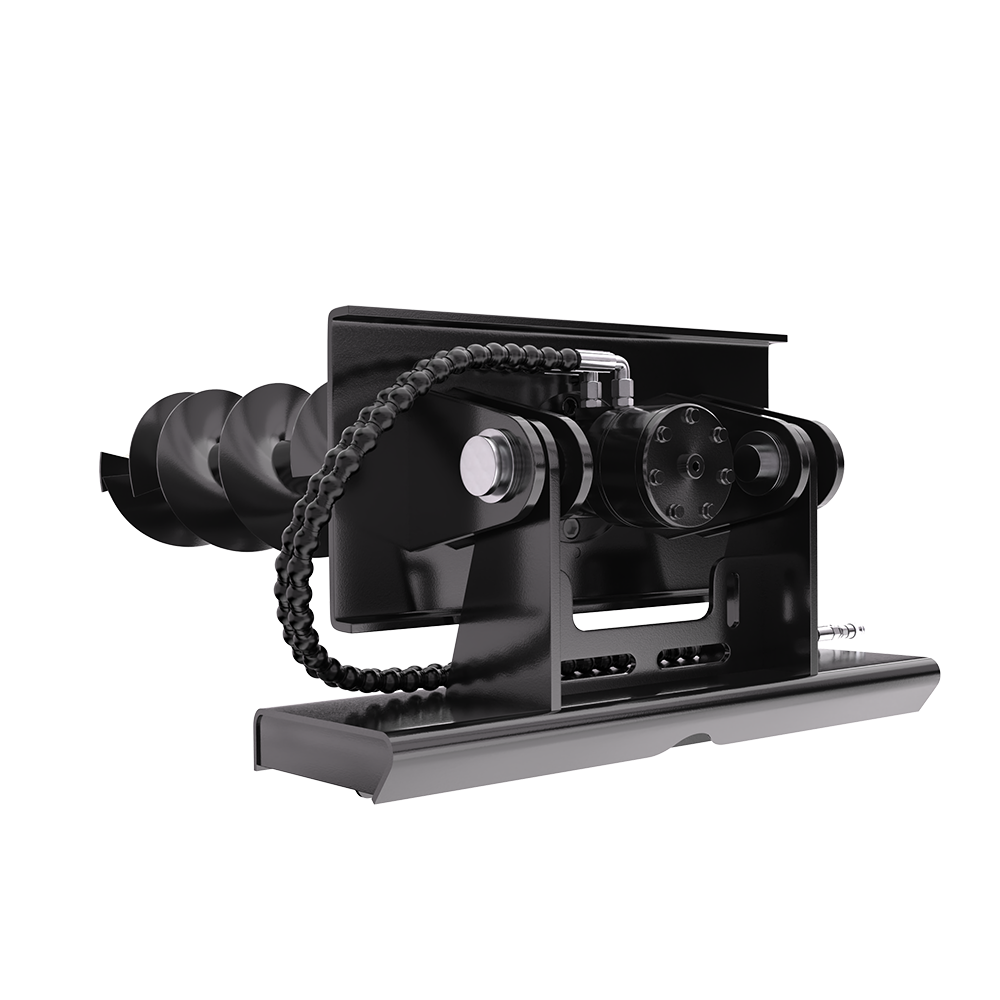 Apexyun auger Drill Bit Auger Drive Skid Steer Attachments Post Hole Digger,  for  Farm Construction, Quick Attach, US Stock My Store