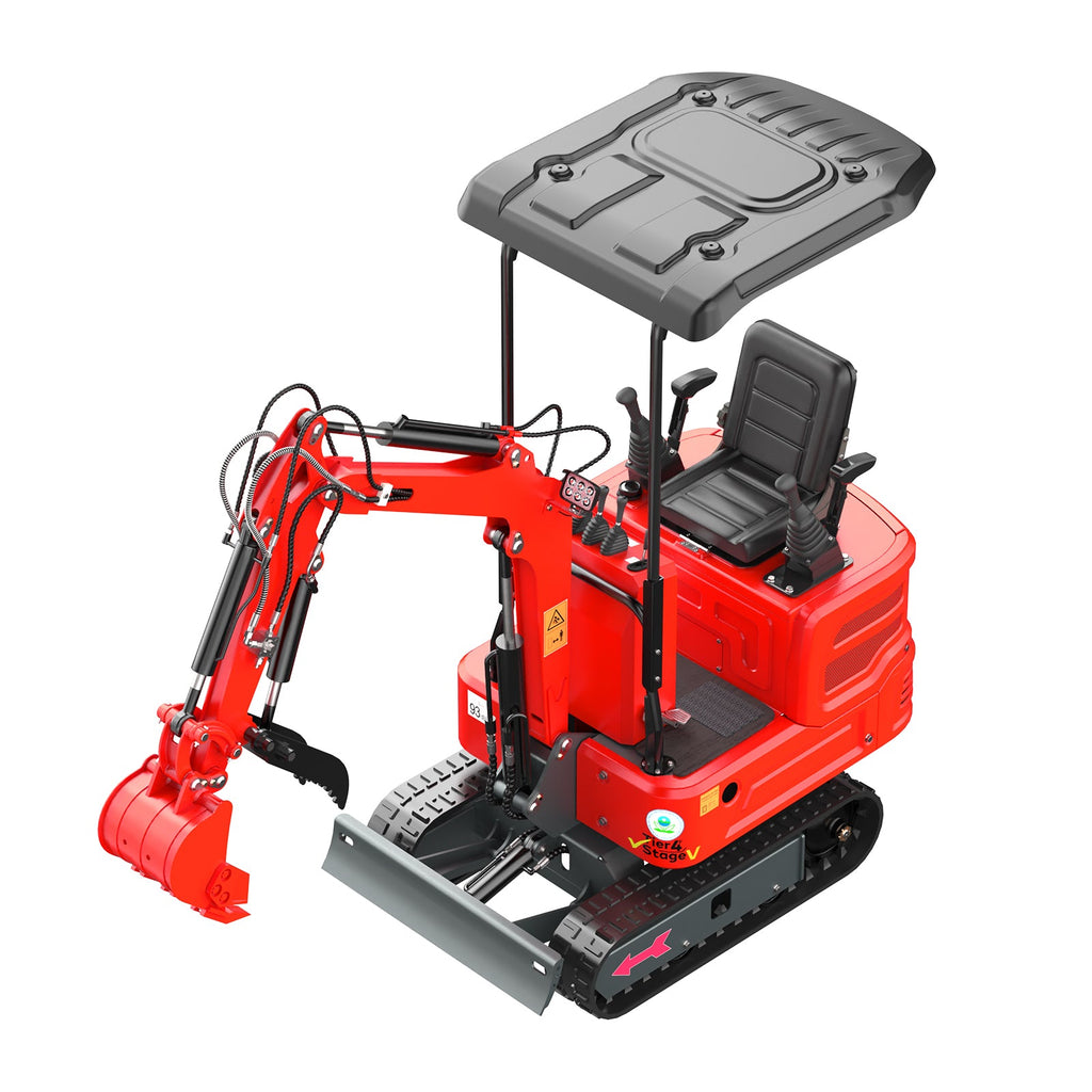 Mini Excavator with 12HP Kubota Engine & Hydraulic Thumb With a leader | AY-JBT160R-Pro My Store