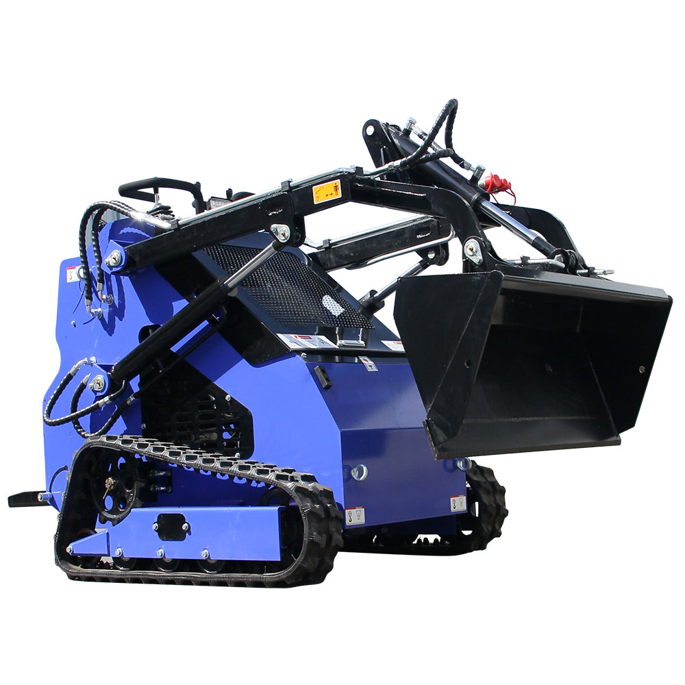 Sale Wheel Stand-On Mini Skid Steer Loader with 22HP Gasoline RATO Engine and Attachments | AY-RT380B My Store