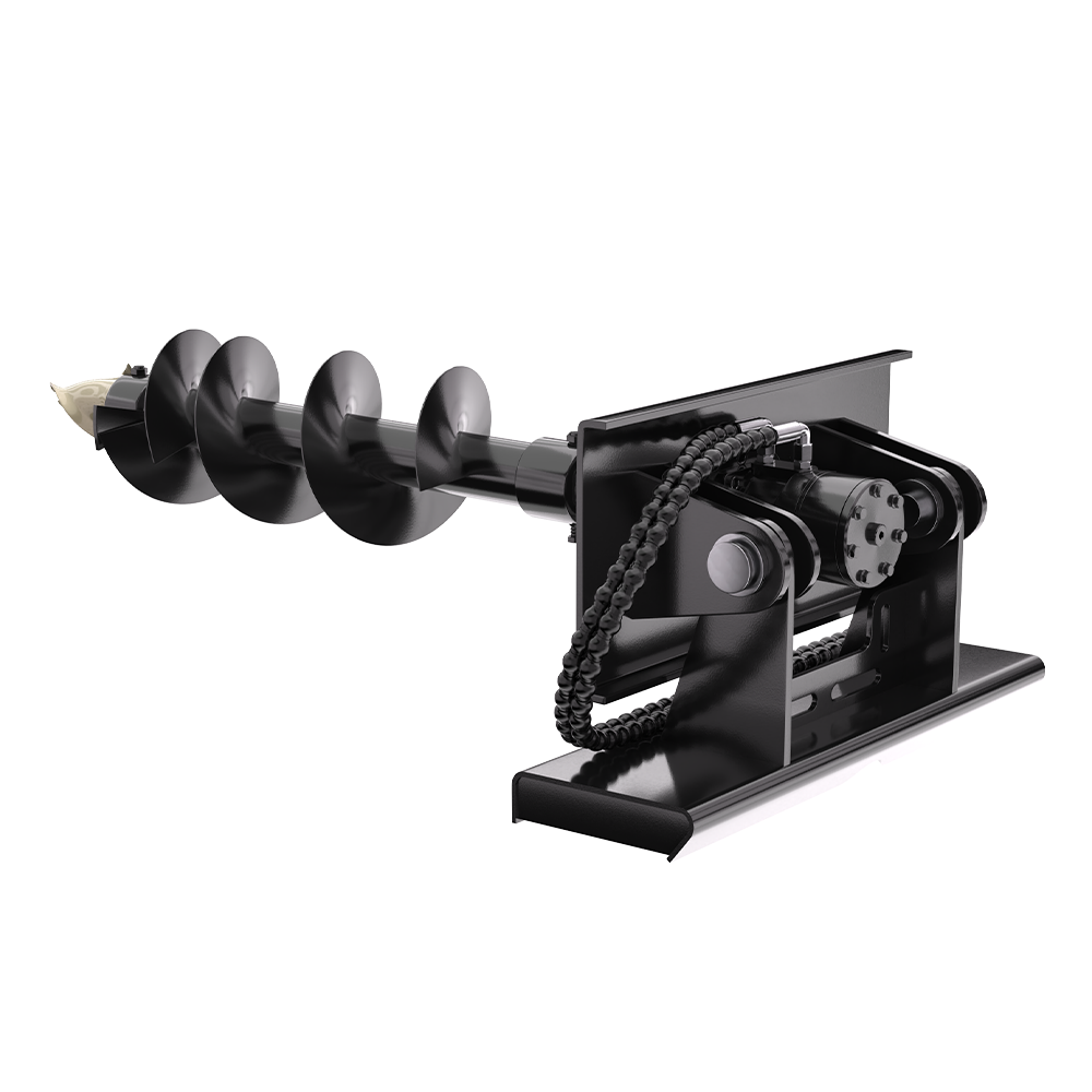 Apexyun auger Drill Bit Auger Drive Skid Steer Attachments Post Hole Digger,  for  Farm Construction, Quick Attach, US Stock My Store