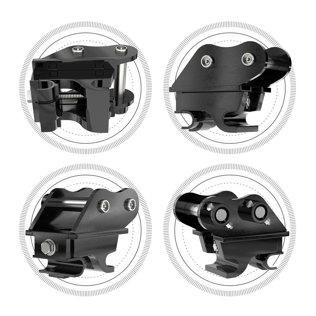 Apexyun Quick Hitch for 1 ton mini excavator-Add-on Deal My Store