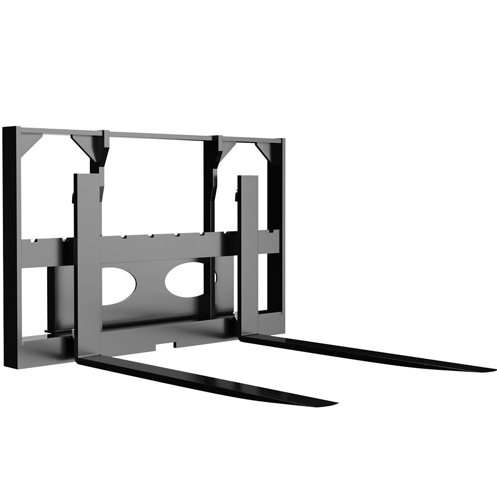 Apexyun Attachments Standard Series Pallet Fork Frame,  Skid Steer Quick Tach Connection My Store