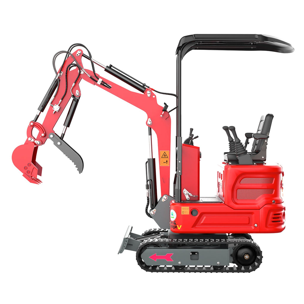 Mini Excavator with 12HP Kubota Engine & Hydraulic Thumb With a leader | AY-JBT160R-Pro My Store