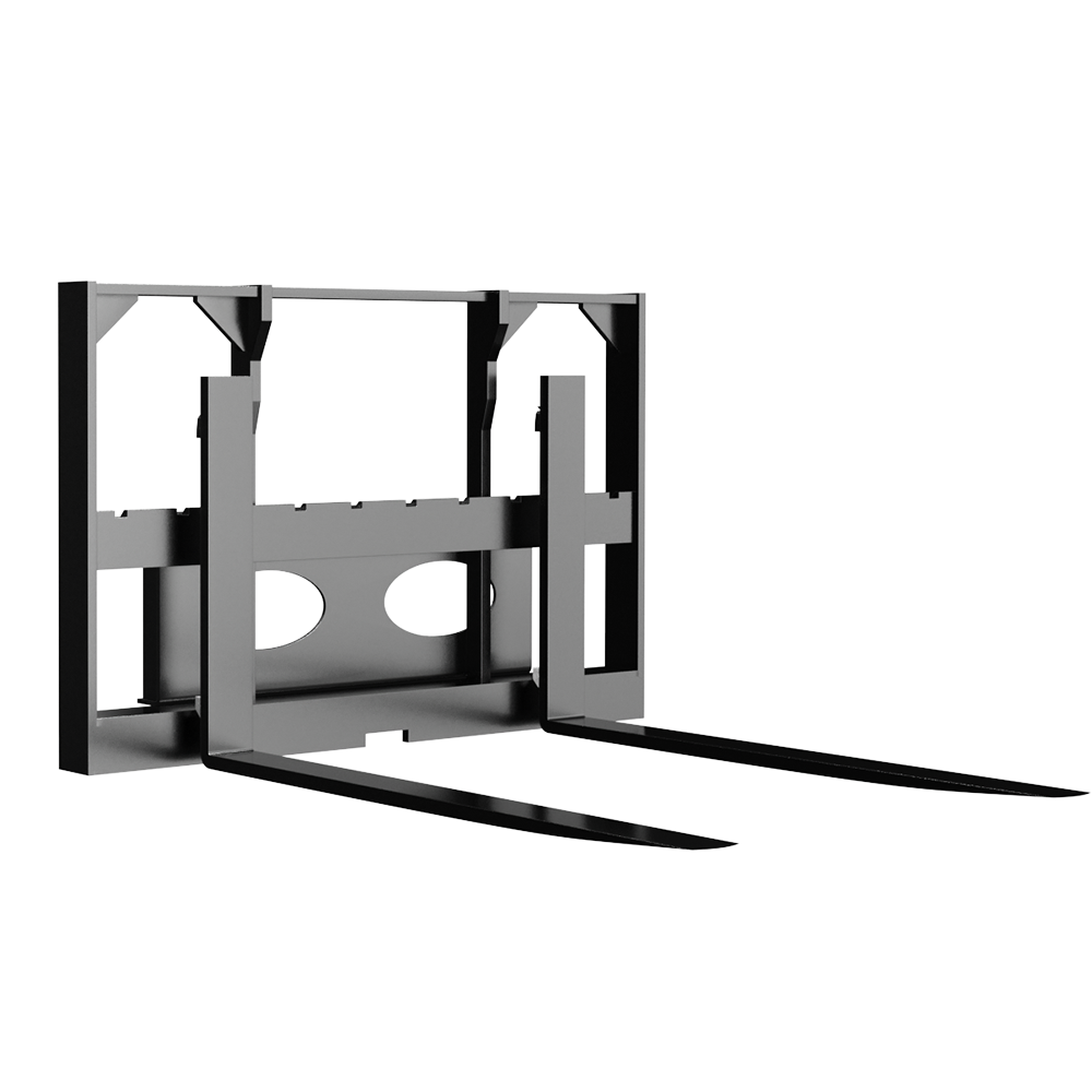 Apexyun Attachments Standard Series Pallet Fork Frame,  Skid Steer Quick Tach Connection My Store
