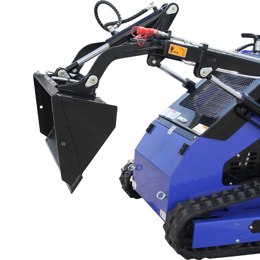 Sale Wheel Stand-On Mini Skid Steer Loader with 22HP Gasoline RATO Engine and Attachments | AY-RT380B My Store