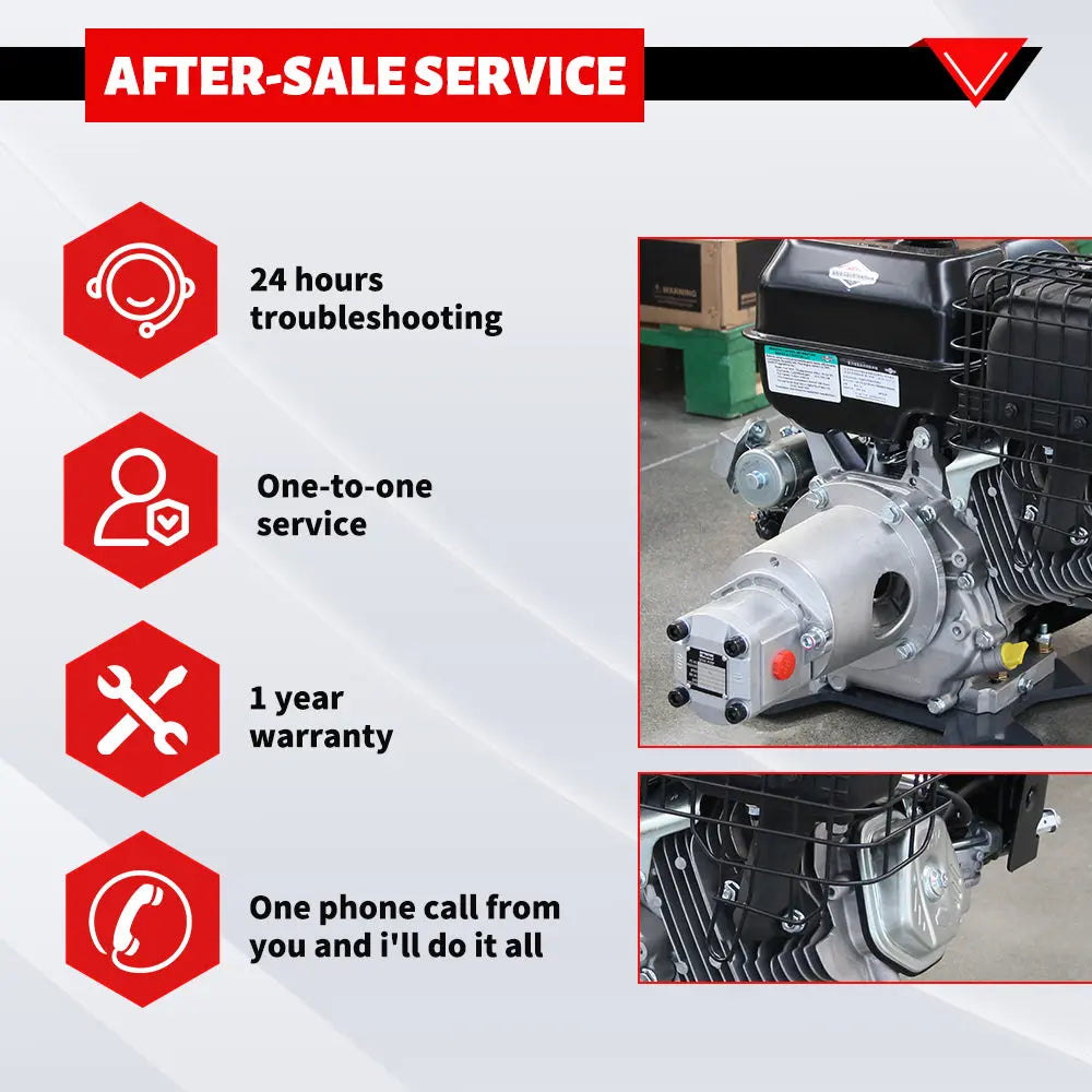 Mini Excavator with 12HP B&S Engine & Hydraulic Thumb With a leader |AY-BLT15W-Pro My Store