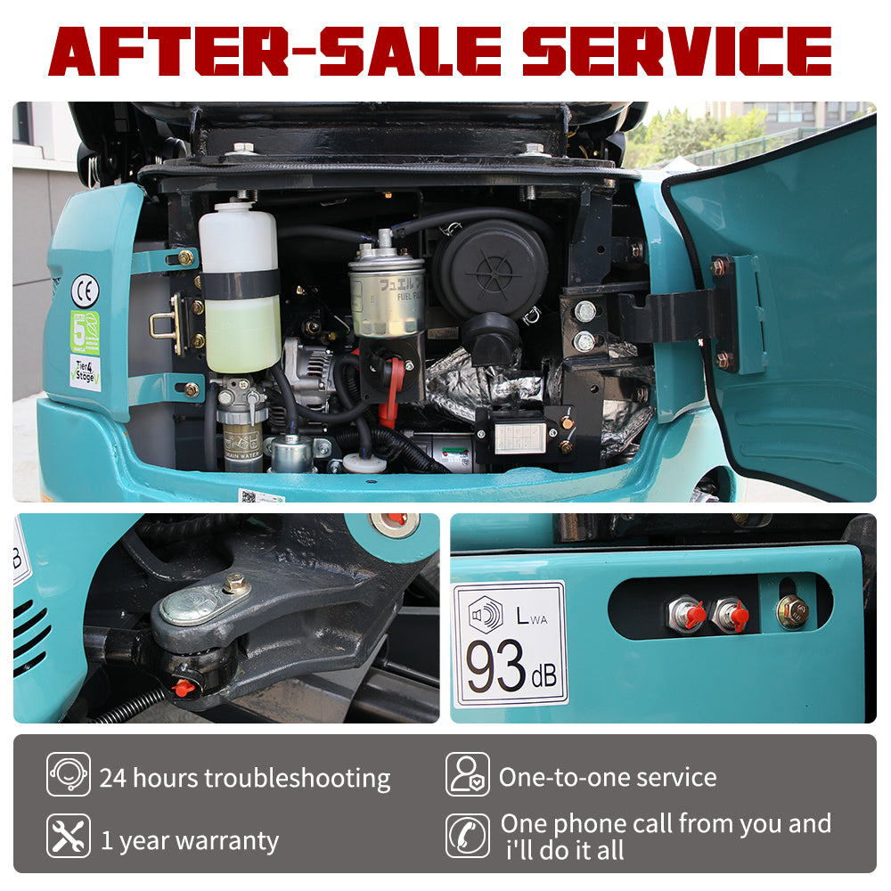 1.8Ton  Excavator with 16.1HP Kubota Engine & Hydraulic Thumb |AY-JBT322L My Store