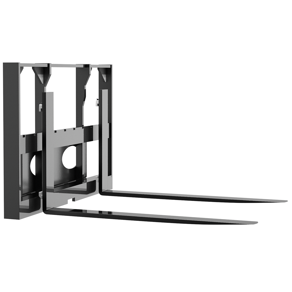 Apexyun Attachments Standard Series Pallet Fork Frame,  Skid Steer Quick Tach Connection My Store