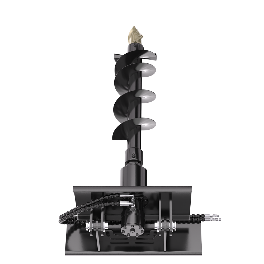 Apexyun auger Drill Bit Auger Drive Skid Steer Attachments Post Hole Digger,  for  Farm Construction, Quick Attach, US Stock My Store