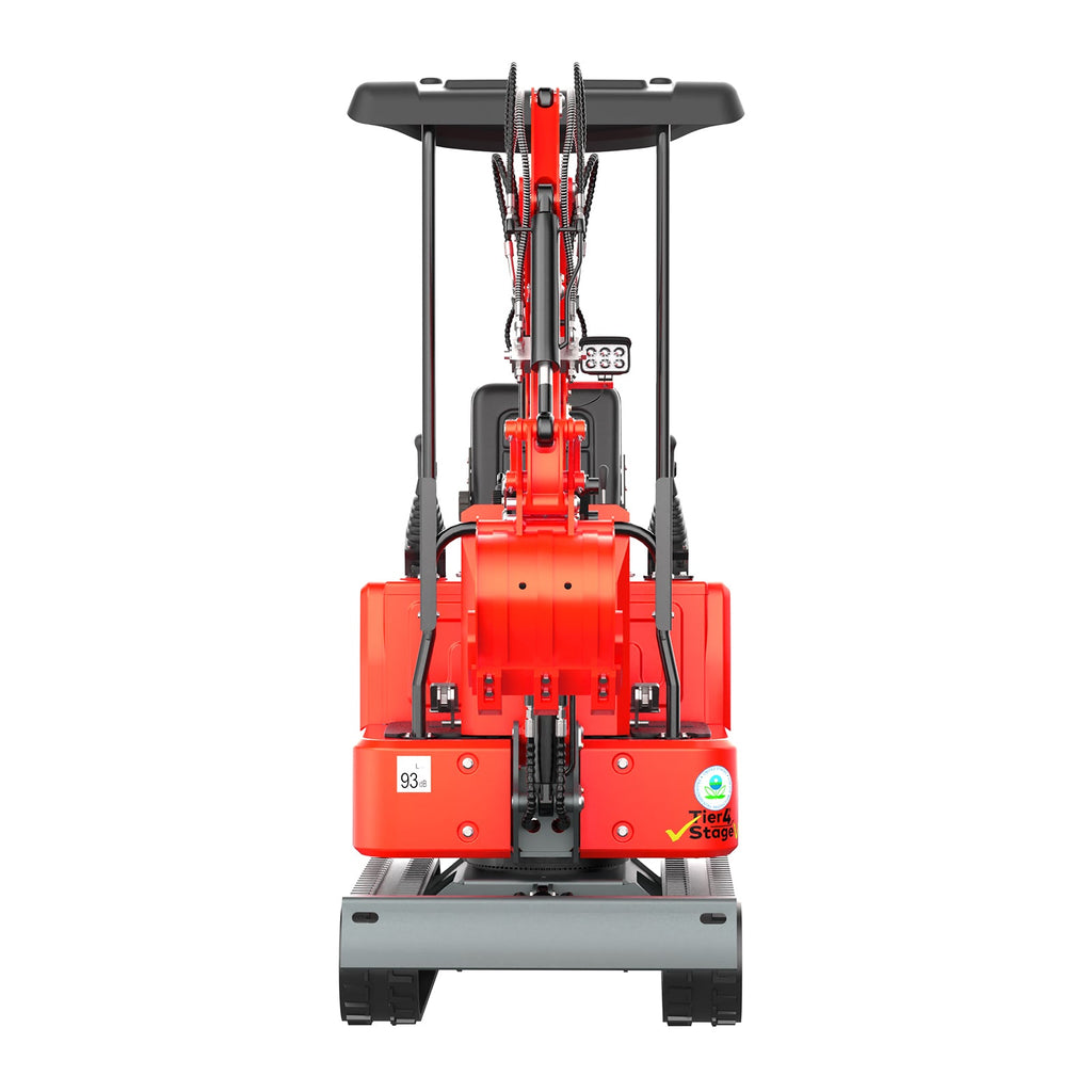 Mini Excavator with 12HP Kubota Engine & Hydraulic Thumb With a leader | AY-JBT160R-Pro My Store