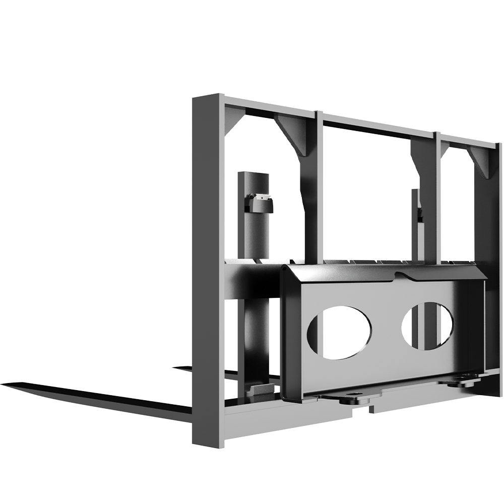 Apexyun Attachments Standard Series Pallet Fork Frame,  Skid Steer Quick Tach Connection My Store