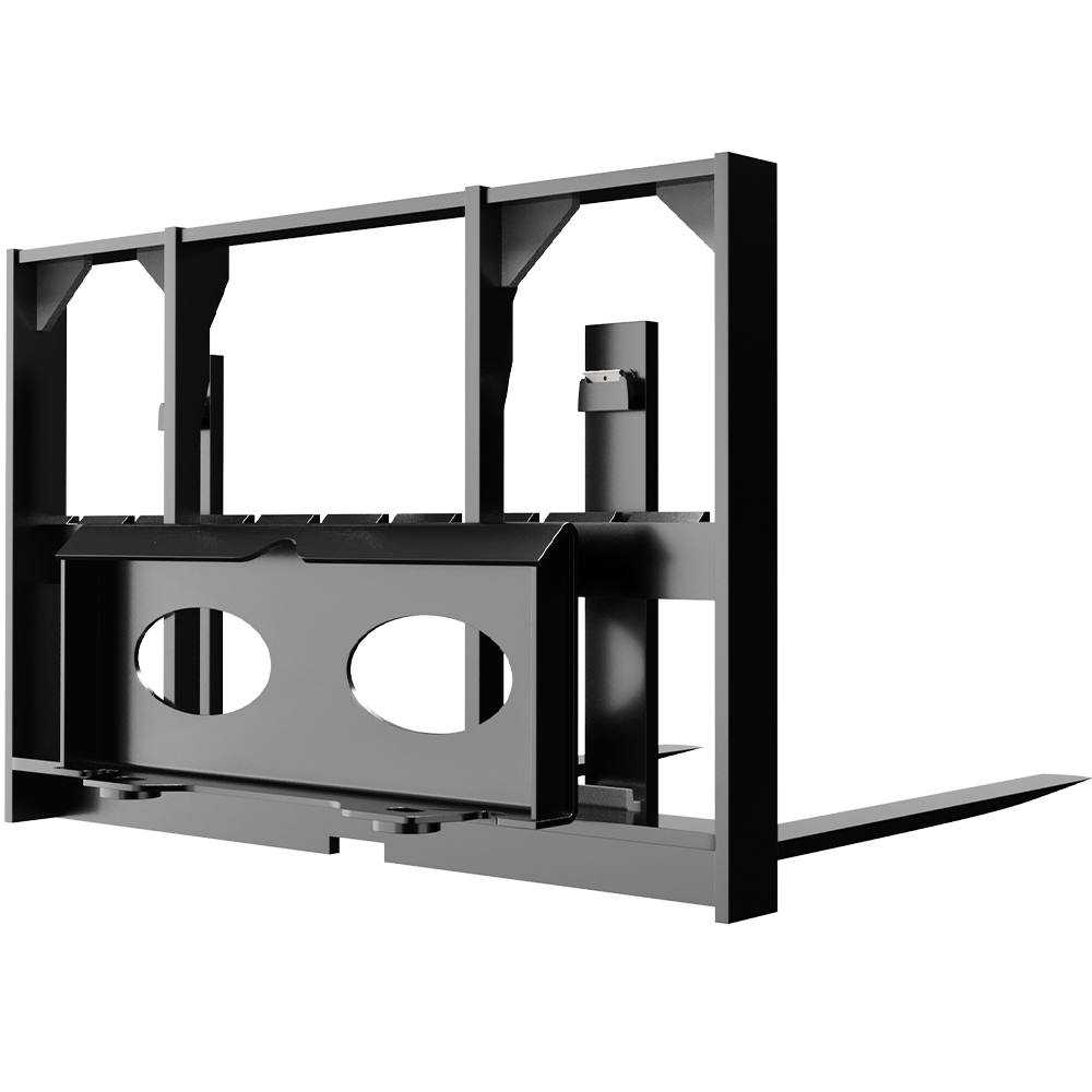 Apexyun Attachments Standard Series Pallet Fork Frame,  Skid Steer Quick Tach Connection My Store