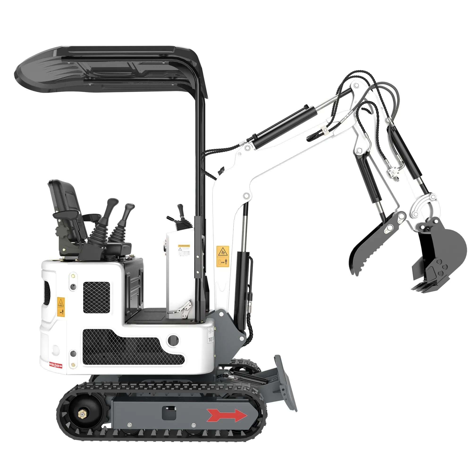 Mini Excavator with 12HP B&S Engine & Hydraulic Thumb With a leader |AY-BLT15W-Pro My Store