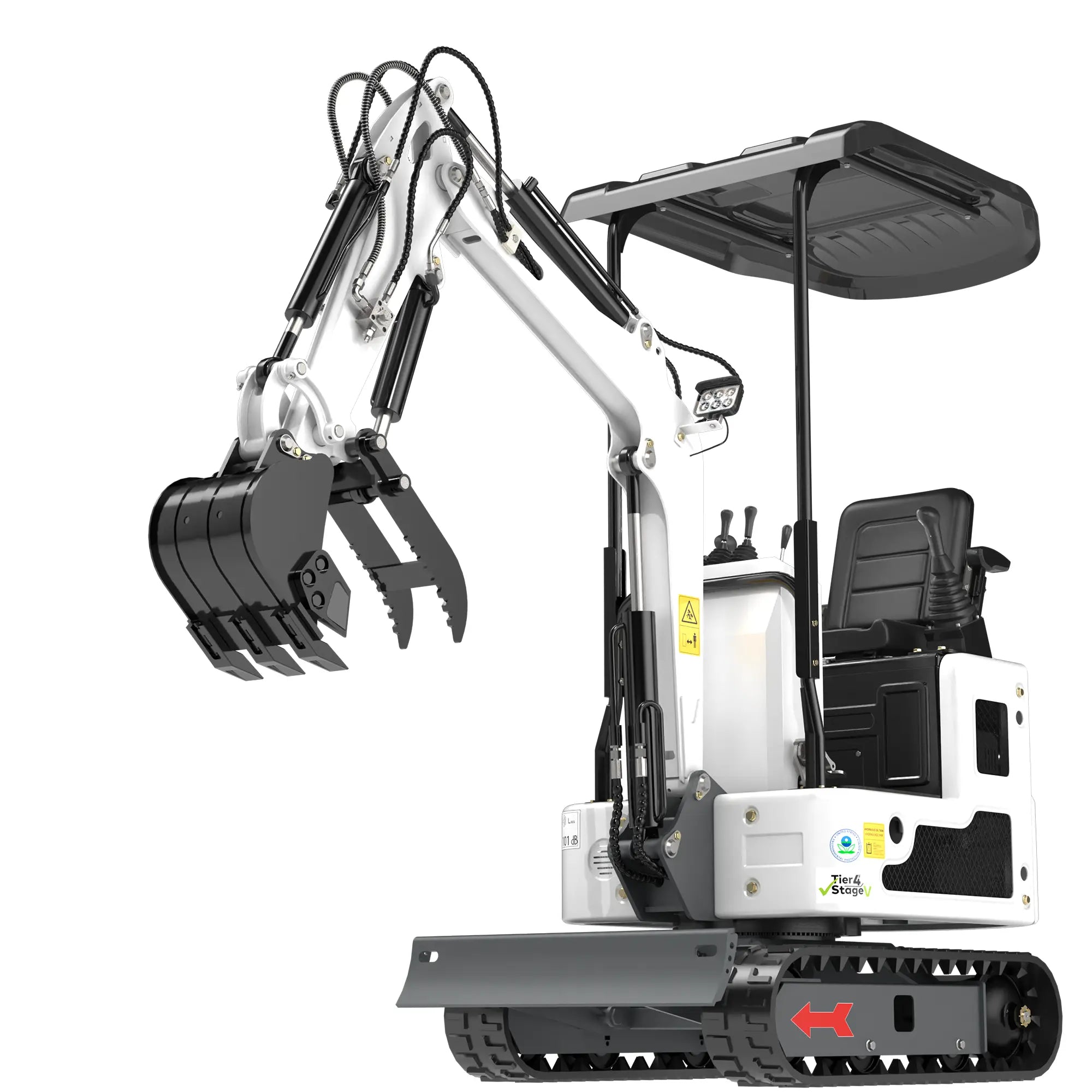 Mini Excavator with 12HP B&S Engine & Hydraulic Thumb With a leader |AY-BLT15W-Pro My Store