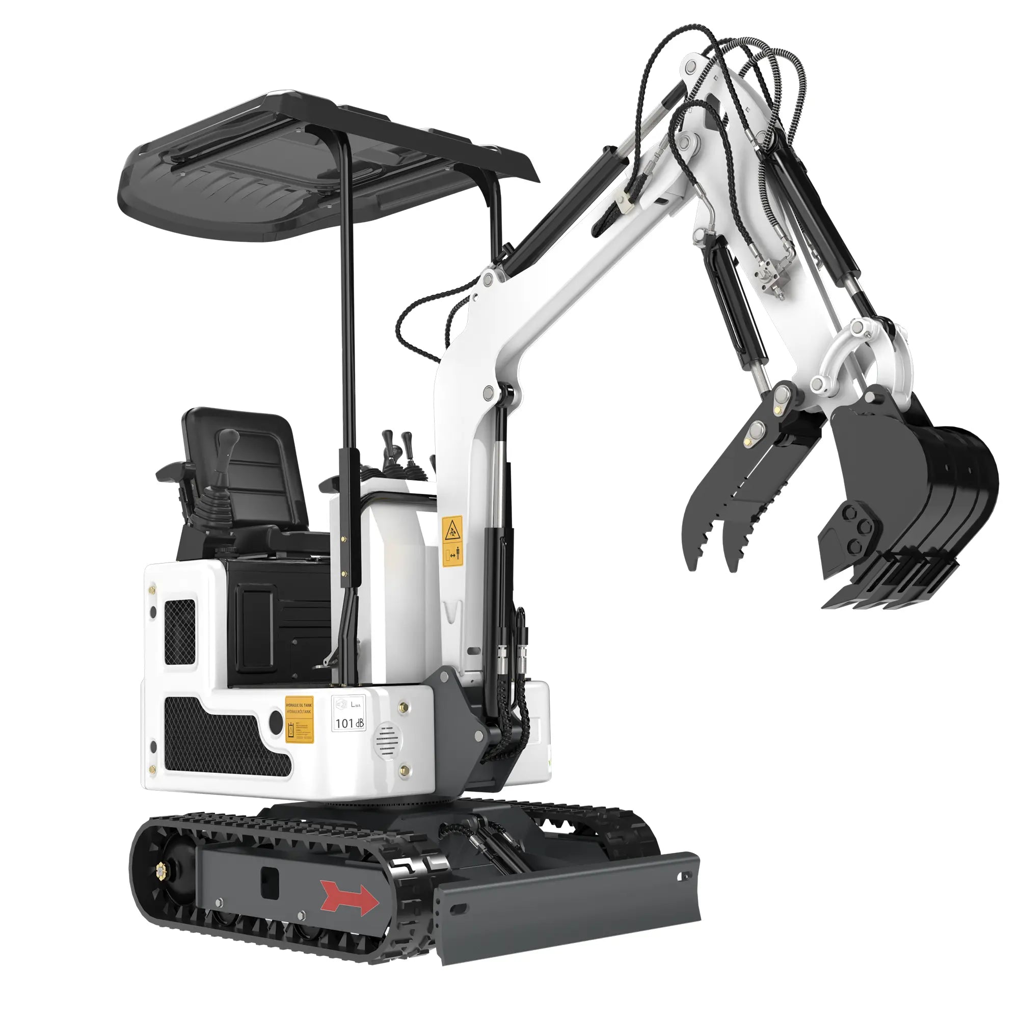 Mini Excavator with 12HP B&S Engine & Hydraulic Thumb With a leader |AY-BLT15W-Pro My Store