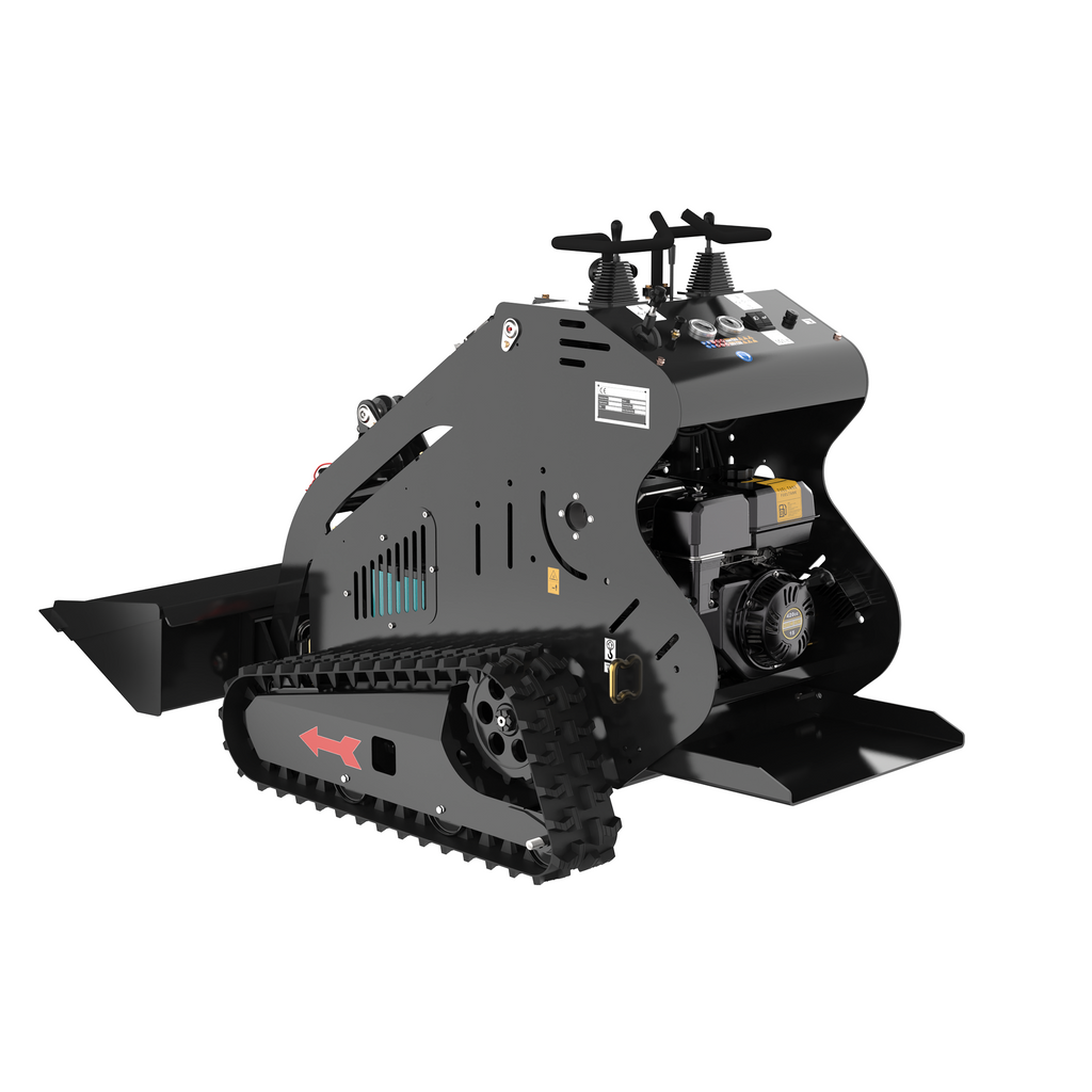 Wheel Stand-On Mini Skid Steer Loader with 13.5HP Gasoline RATO Engine and Attachments |AY-BLT310B My Store