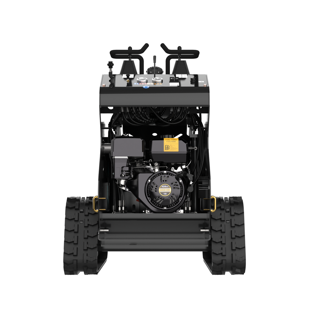 Wheel Stand-On Mini Skid Steer Loader with 13.5HP Gasoline RATO Engine and Attachments |AY-BLT310B My Store
