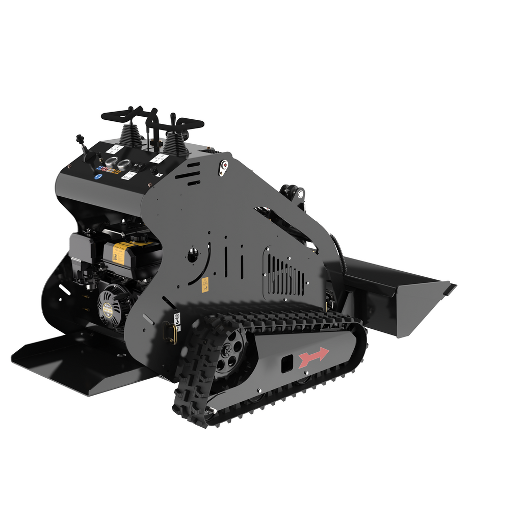 Wheel Stand-On Mini Skid Steer Loader with 13.5HP Gasoline RATO Engine and Attachments |AY-BLT310B My Store