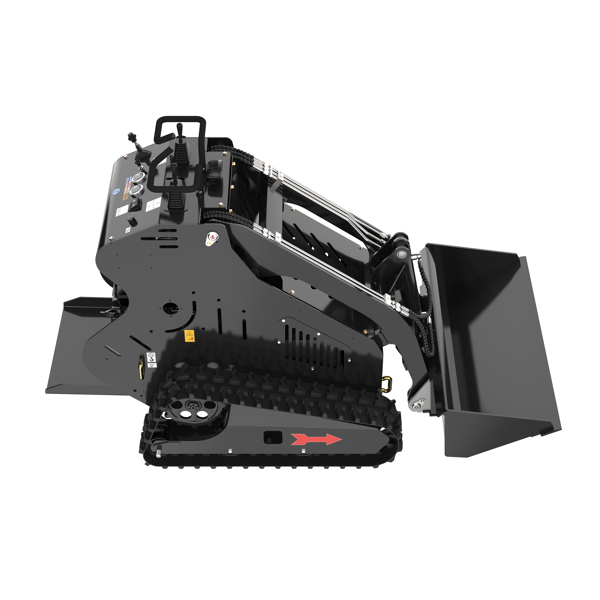 Wheel Stand-On Mini Skid Steer Loader with 13.5HP Gasoline RATO Engine and Attachments |AY-BLT310B My Store