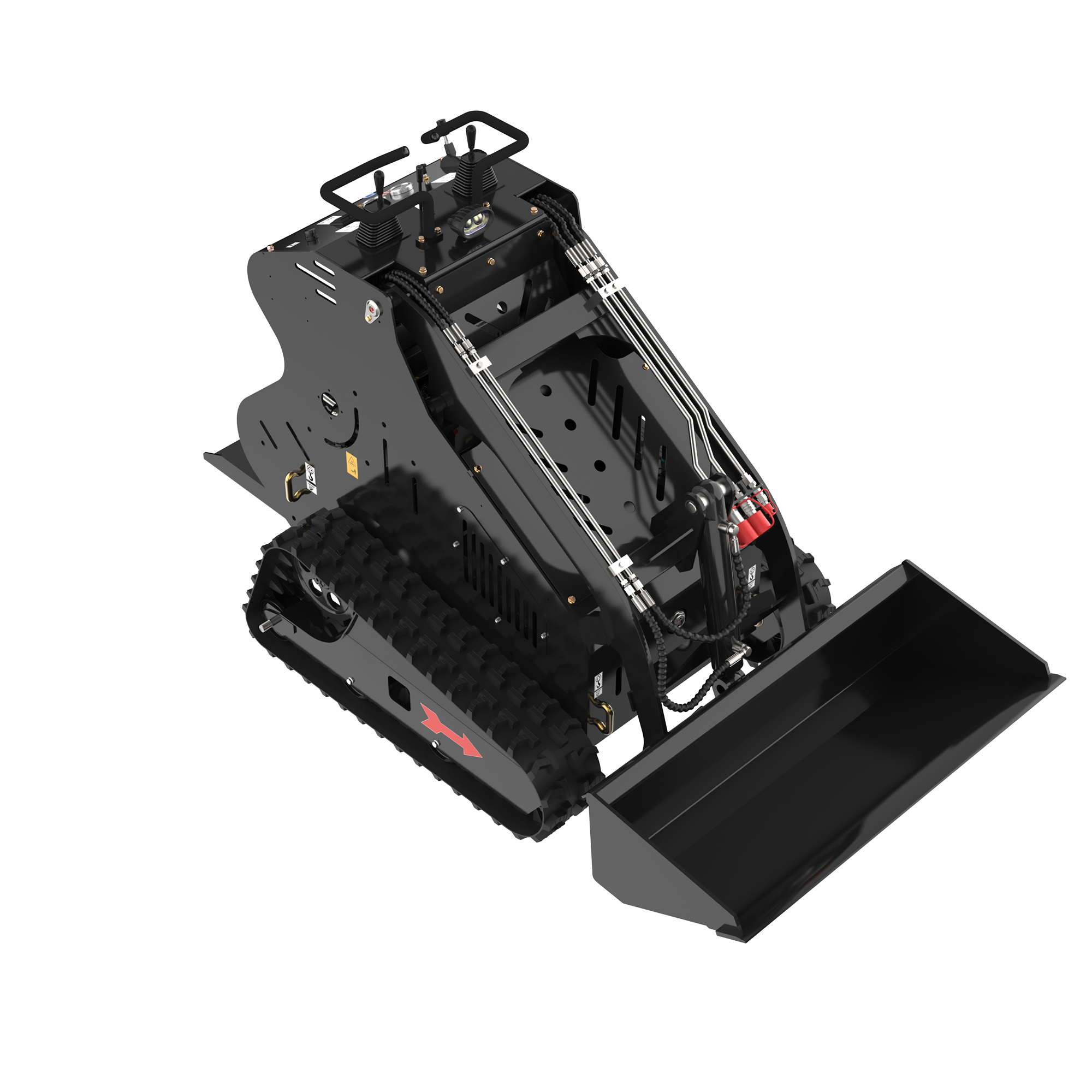 Wheel Stand-On Mini Skid Steer Loader with 13.5HP Gasoline RATO Engine and Attachments |AY-BLT310B My Store