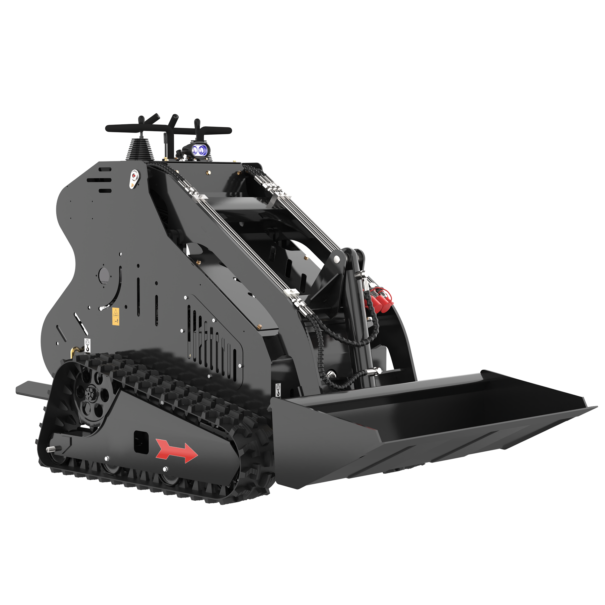 Wheel Stand-On Mini Skid Steer Loader with 13.5HP Gasoline RATO Engine and Attachments |AY-BLT310B My Store