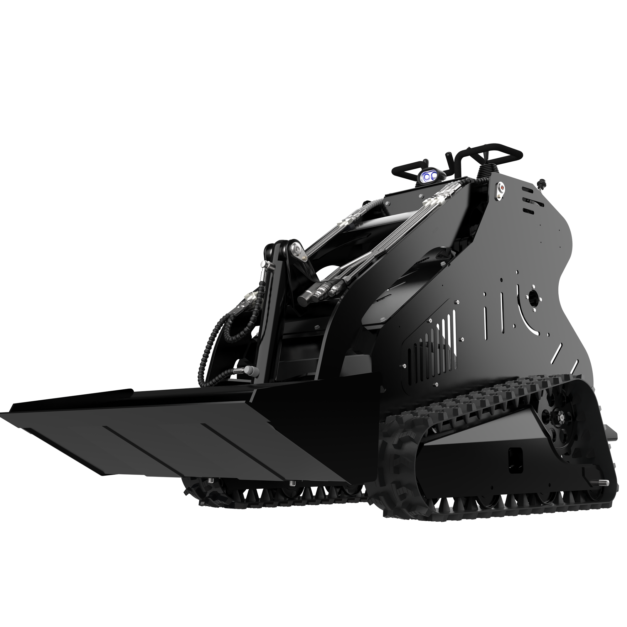 Wheel Stand-On Mini Skid Steer Loader with 13.5HP Gasoline RATO Engine and Attachments |AY-BLT310B My Store