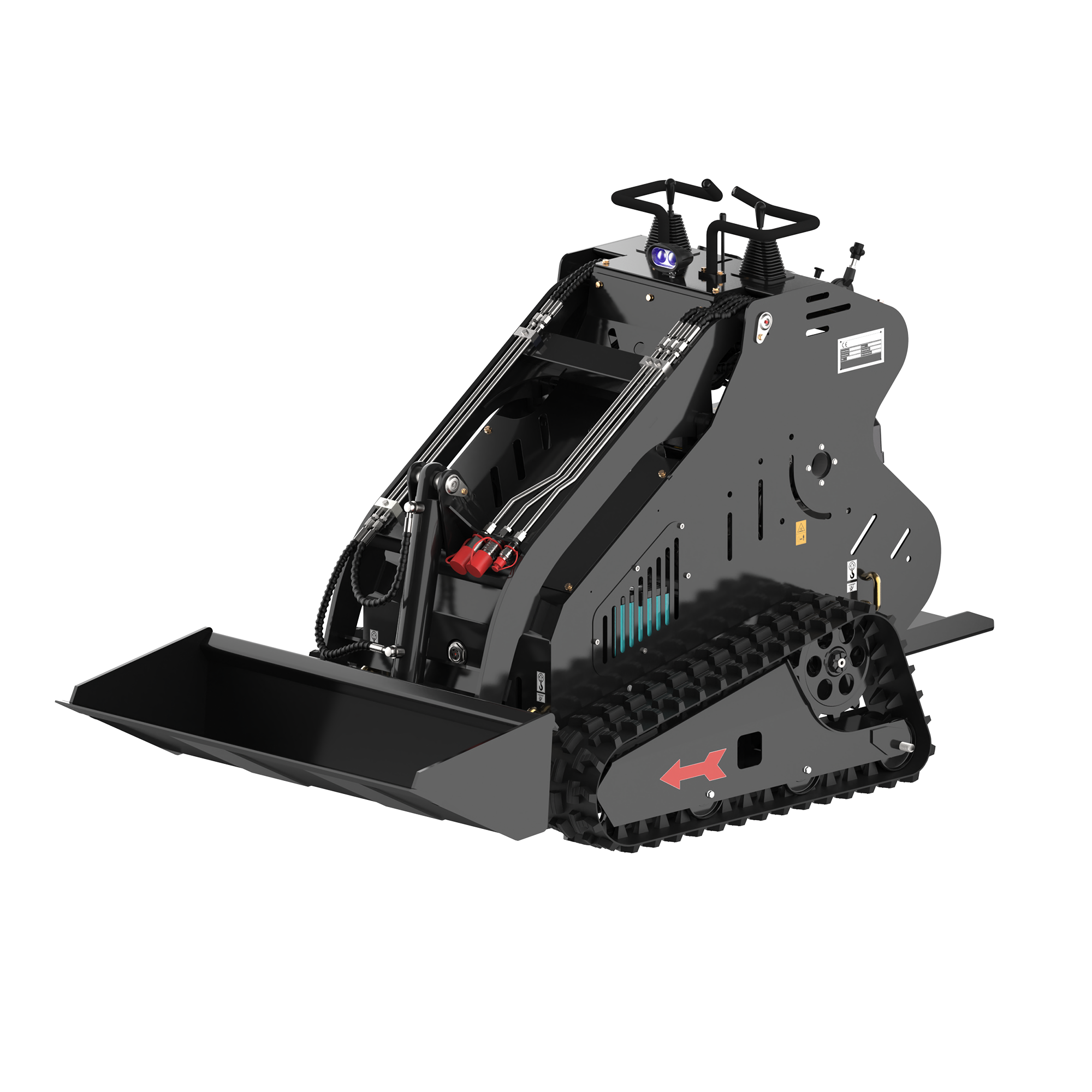 Wheel Stand-On Mini Skid Steer Loader with 13.5HP Gasoline RATO Engine and Attachments |AY-BLT310B My Store