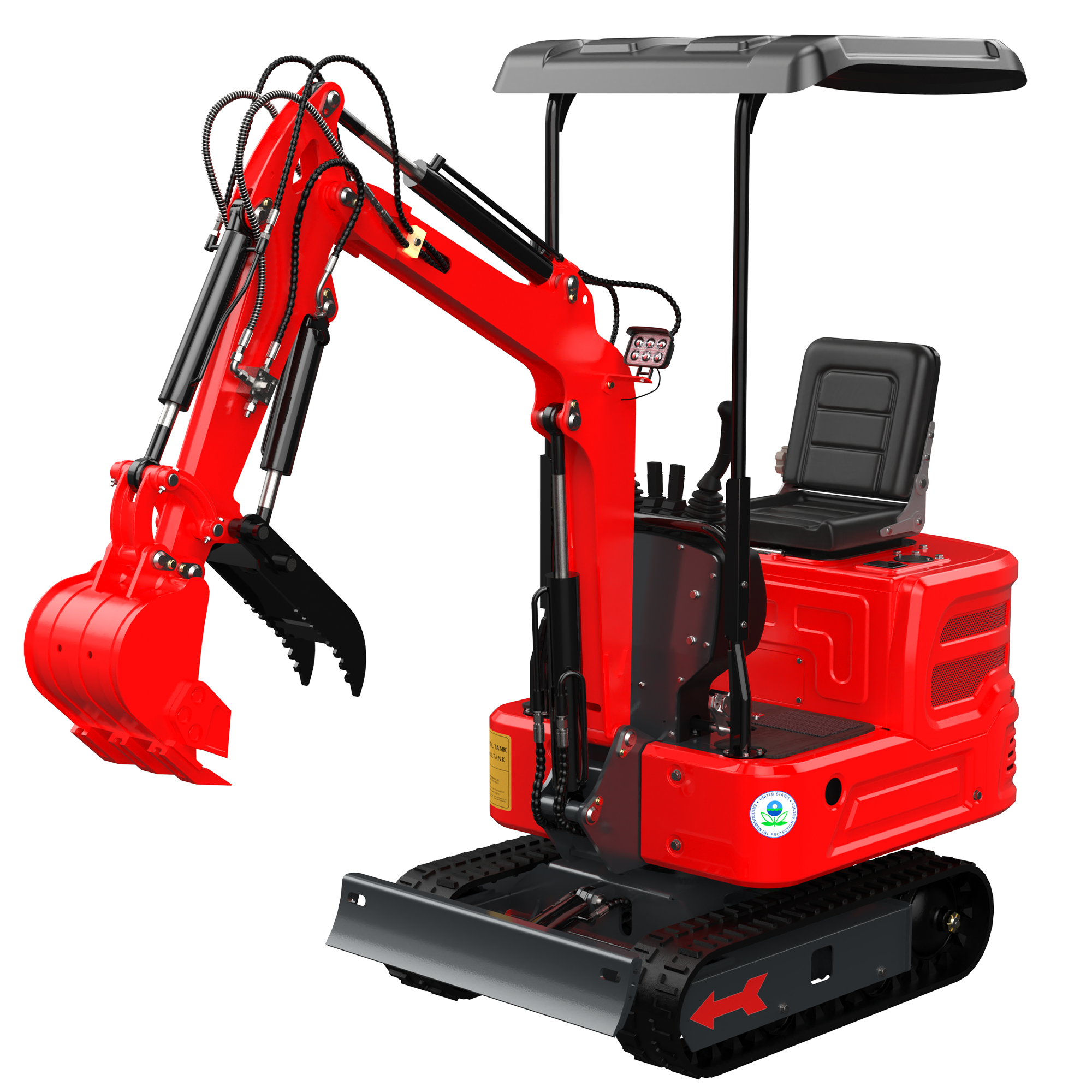 Mini Excavator with 12HP Kubota Engine & Hydraulic Thumb | AY-JBT160R My Store