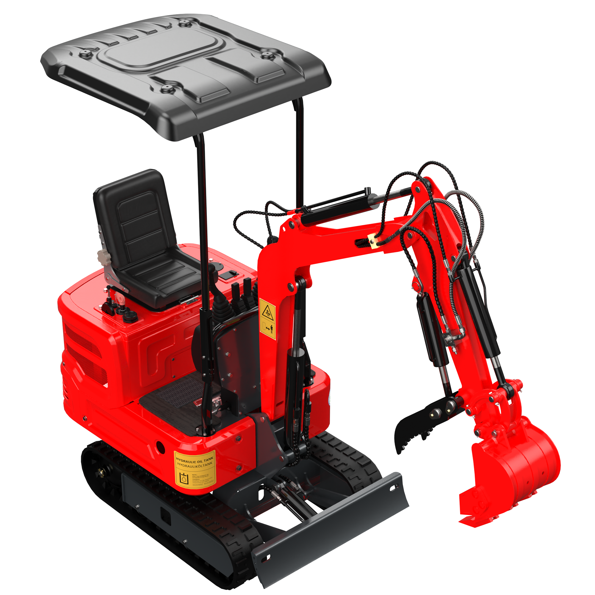 Mini Excavator with 12HP Kubota Engine & Hydraulic Thumb | AY-JBT160R My Store
