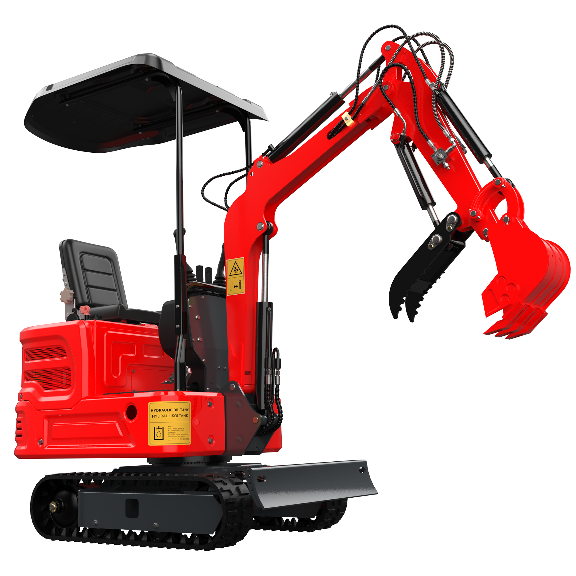 Mini Excavator with 12HP Kubota Engine & Hydraulic Thumb | AY-JBT160R My Store